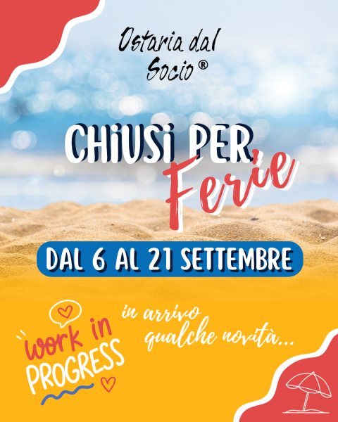 CI PRENDIAMO UNA PICCOLA PAUSA… MA TORNIAMO CON QUALCHE NOVITÀ!